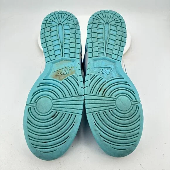 Nike Dunk High Retro Men Size 10.5 DD1399 401 Blue Chill White Training Shoes - Picture 8 of 11